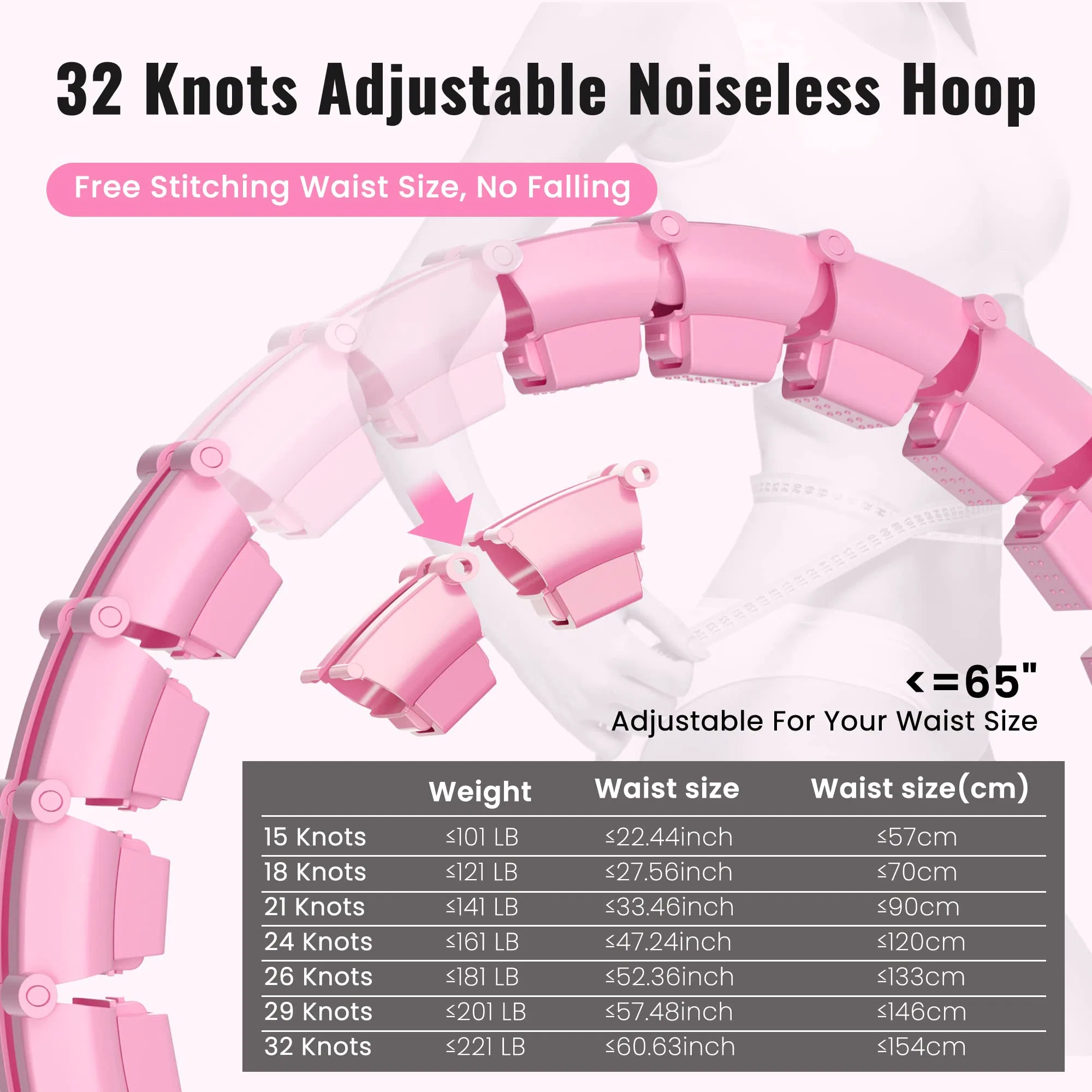 Factory Price Gym Women Abdominal Sports Equipment Weighted Smart Fitness Hula Hoop