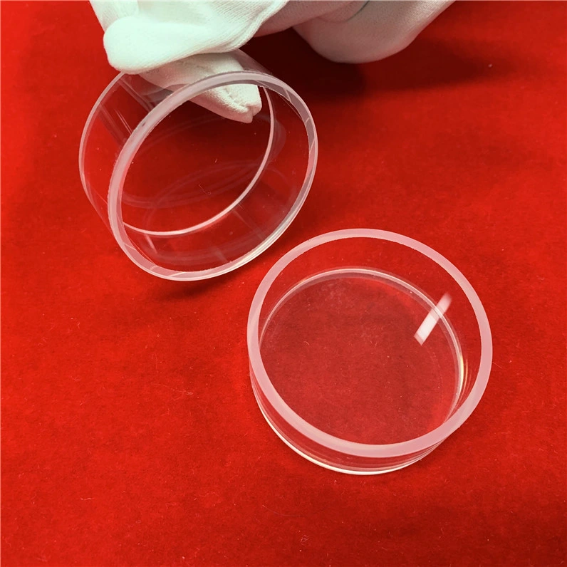 Flat Bottom High UV Transmission Customize Cylindrical Optical Clear Quartz Cell Glass Cuvette for Spectrophotometer