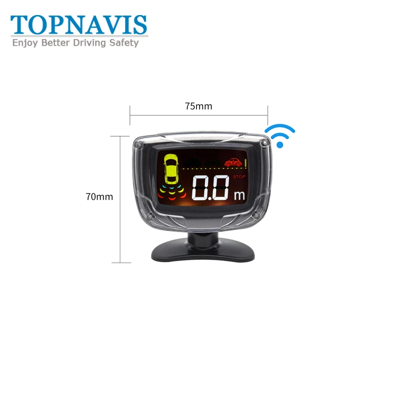 Sensor de estacionamento traseiro sem fios/marcha-atrás no visor LCD Para o carro