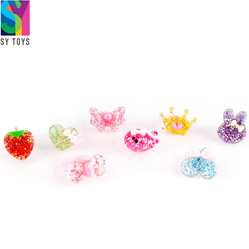 Sy Wholesale/Supplier Cute Cartoon Kids Rings Adjustable Ring as Gift for Children