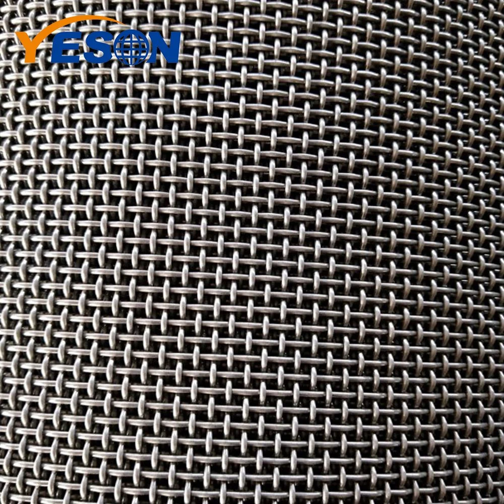 Quarry Screen Crimped Mesh Selvedged with Plain Weave Uniform and Durable Wave Structures for Screening and Sifting in Mine