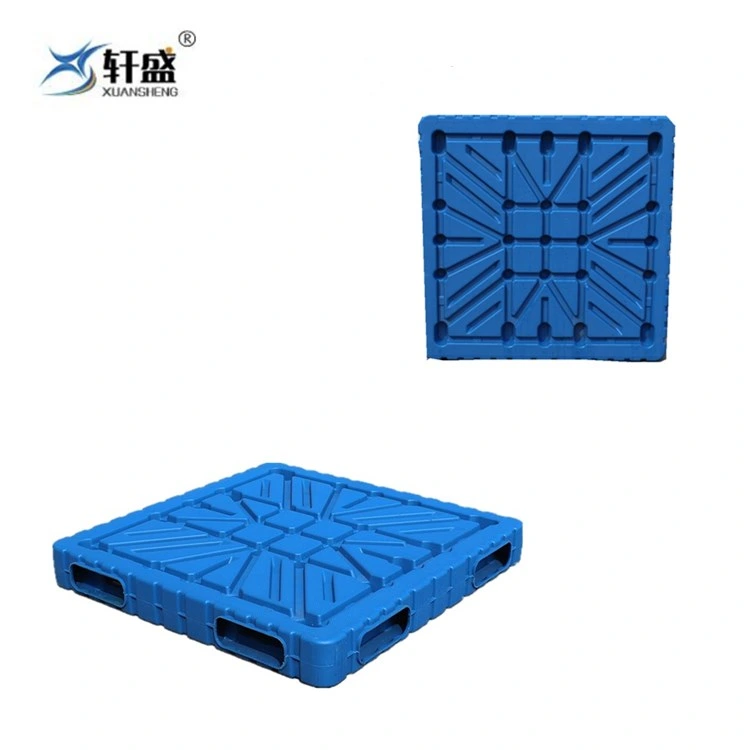 1200X1000mm Size Heavy Duty Stackable Double Sides Blow Molding Plastic Pallet