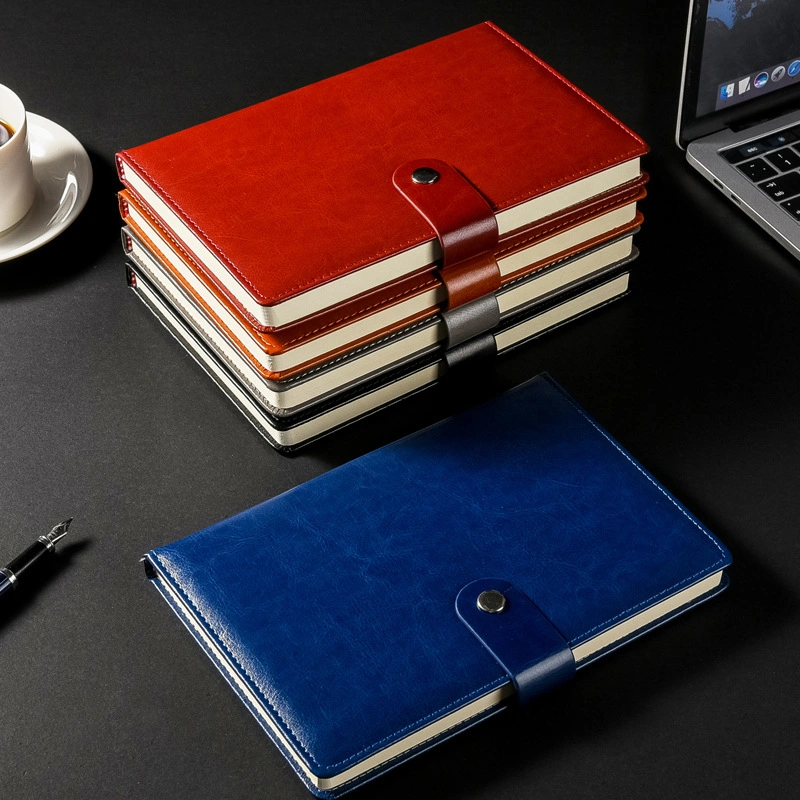 A5 Size PU Leather Travelers Notebook with Magnetic Buckle