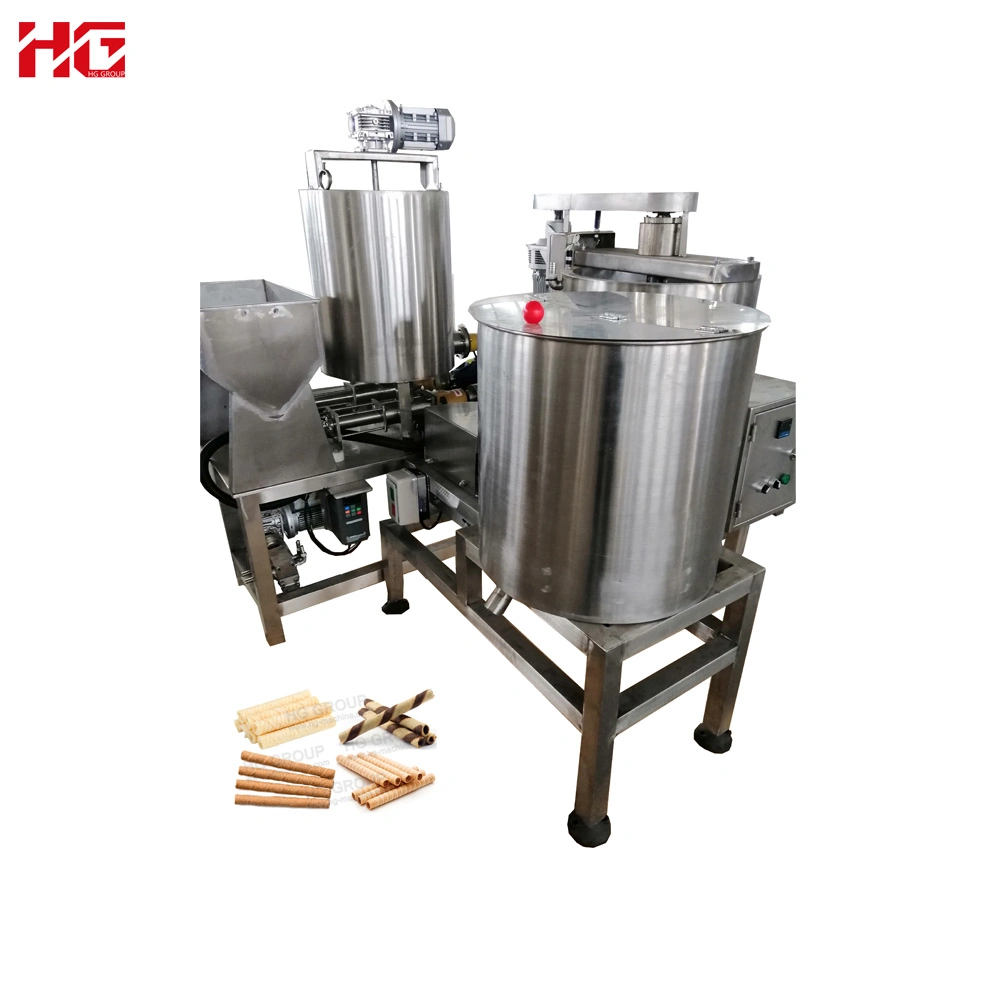 Automatic Double Colors Wafer Stick Making Machine Wafer Stick Egg Roll Machine