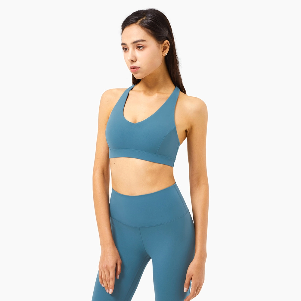 Beauté Retour UNDERWEAR gilet de Yoga Gym Soutien-gorge serrée de coussin de la bande de poitrine Slim court costume de remise en forme de vêtements de sport yoga Vest