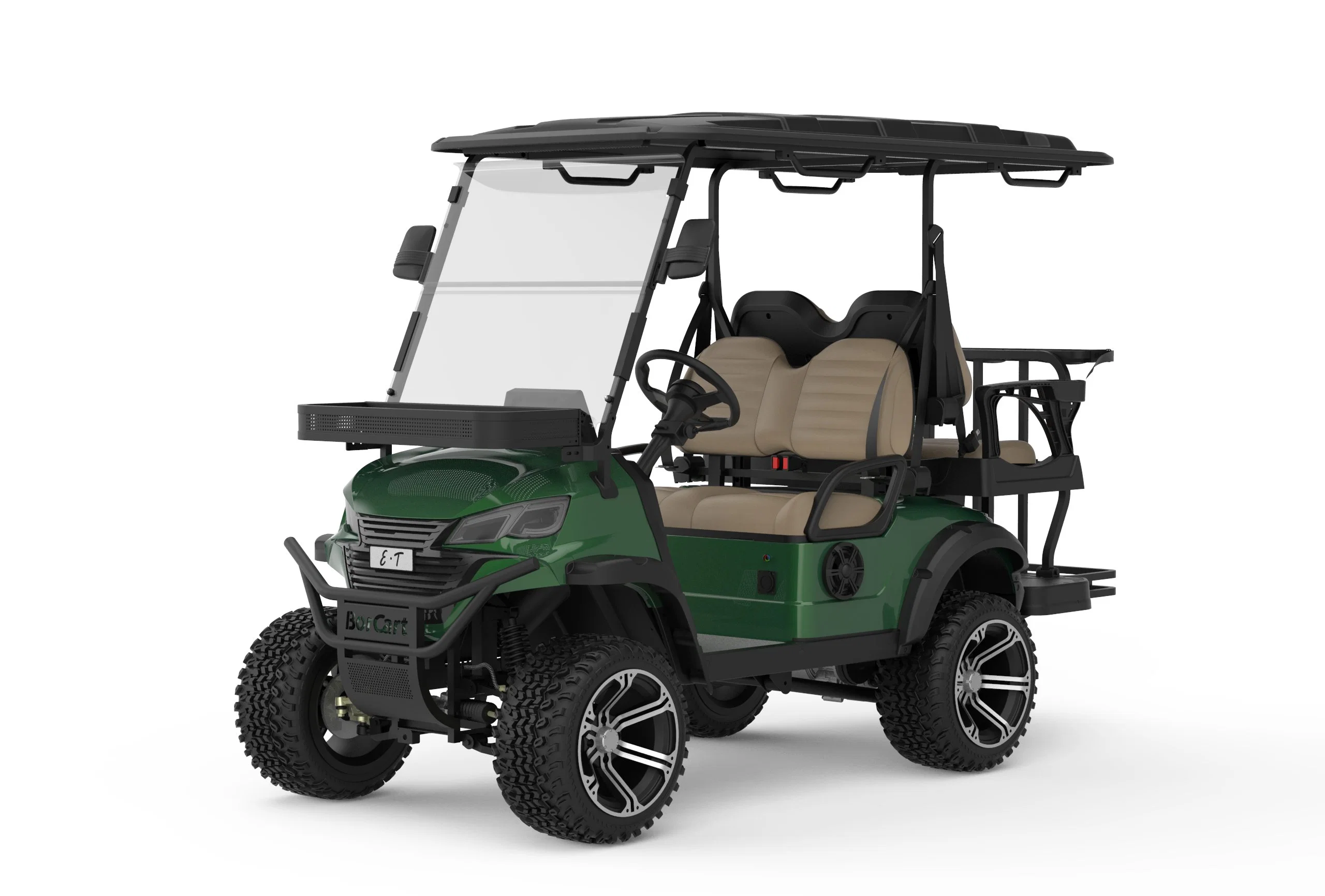 Nouveau design populaire électrique Golf Trolley Lithium et batterie de golf acide Voiturette avec porte-sac de golf