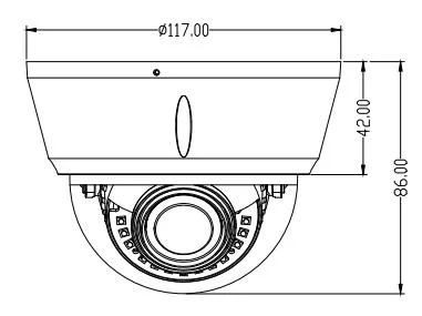 FSAN 2MP Smart Ai reconocimiento facial Noche de infrarrojos impermeable Sistema de vigilancia de control de acceso de asistencia de la visión Red HD CCTV IP Cámara domo de seguridad