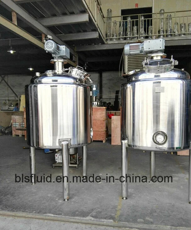 Jacketed Heating Stainless Steel Liquid Mixer Vessel