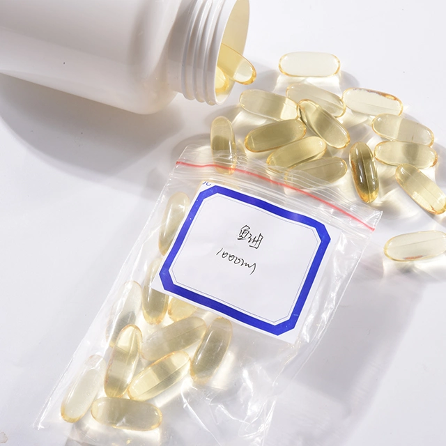 Suppléments diététiques certifiés BPF Softgel Capsule Tablet OEM Fish Oil Softgel