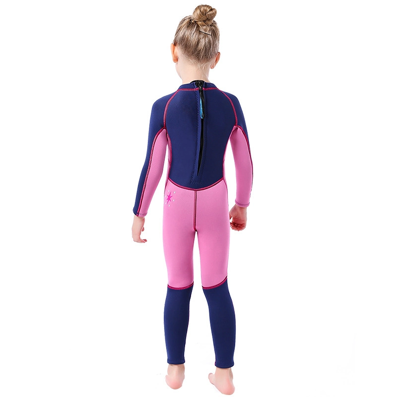 New Style Kids Wetsuit 2.5mm Neoprene Thermal One Piece Girl Swimsuit