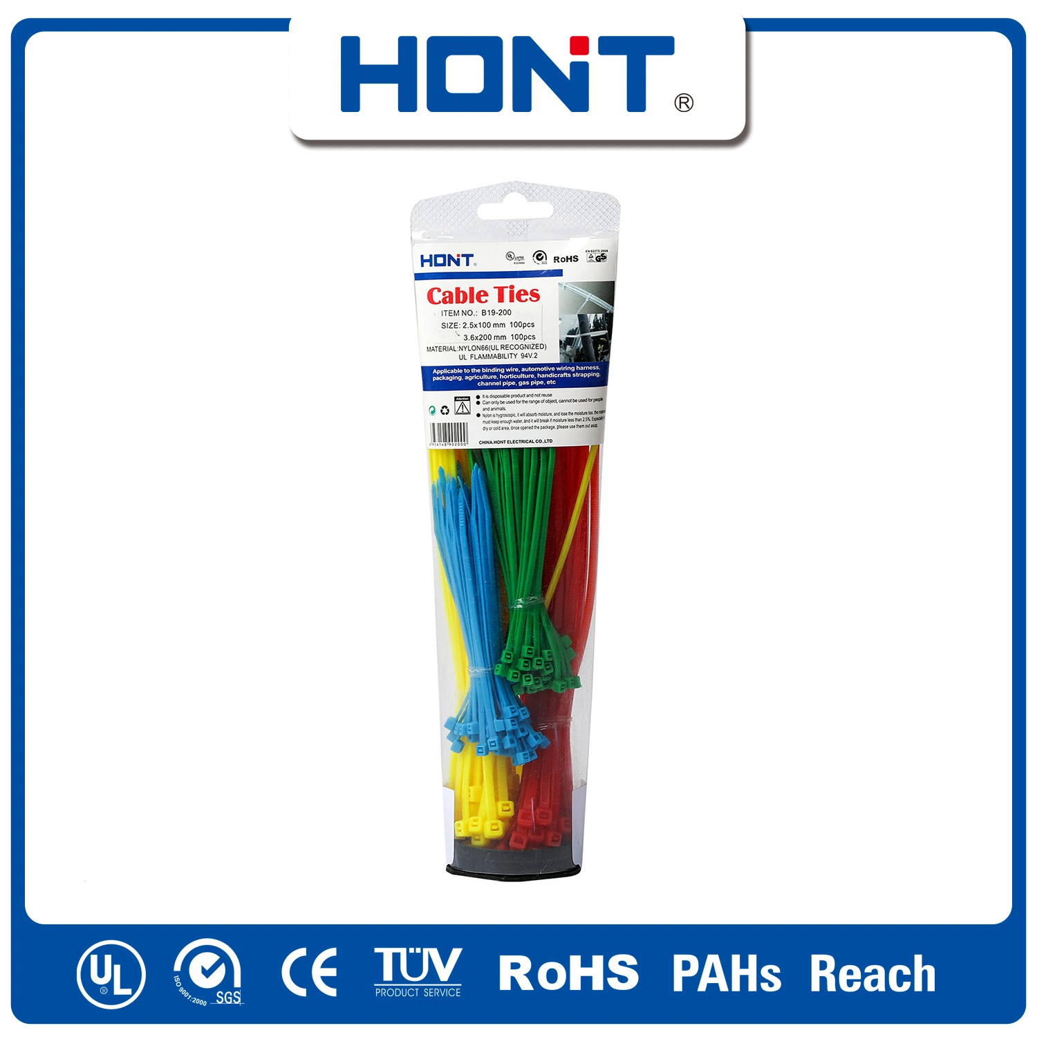 Chemistry Ties Plastic Bag + Sticker Exporting Carton/Tray CE Approved Clip Cable Accessories