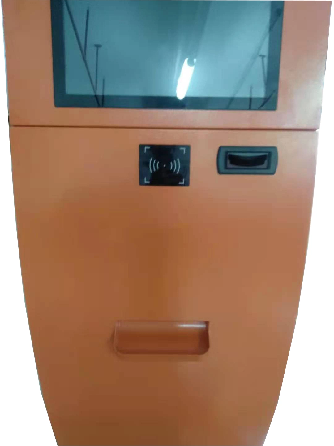 Standing Red Color with Card Dispensing Function Kiosk