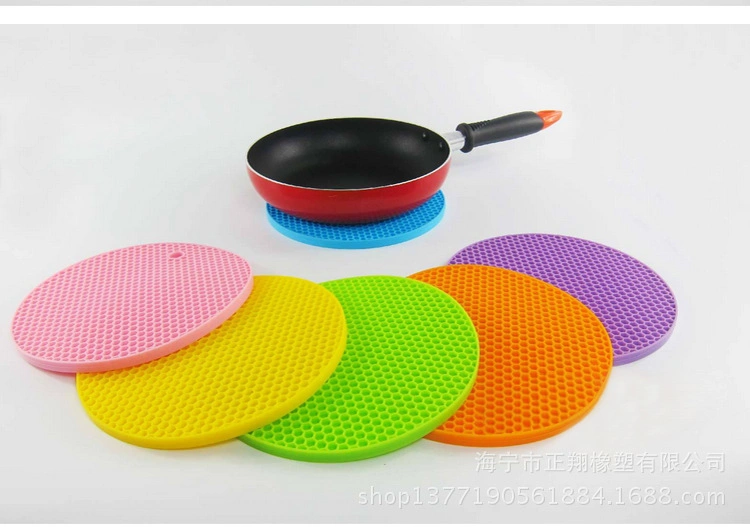 Multifunctional Square Round Heat Resistant Silicone Mat Silicont Table Cup Mat