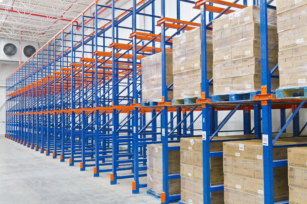 Industrial Warehouse Storage Rack Type Steel Heavy Duty Drive in Racking System.