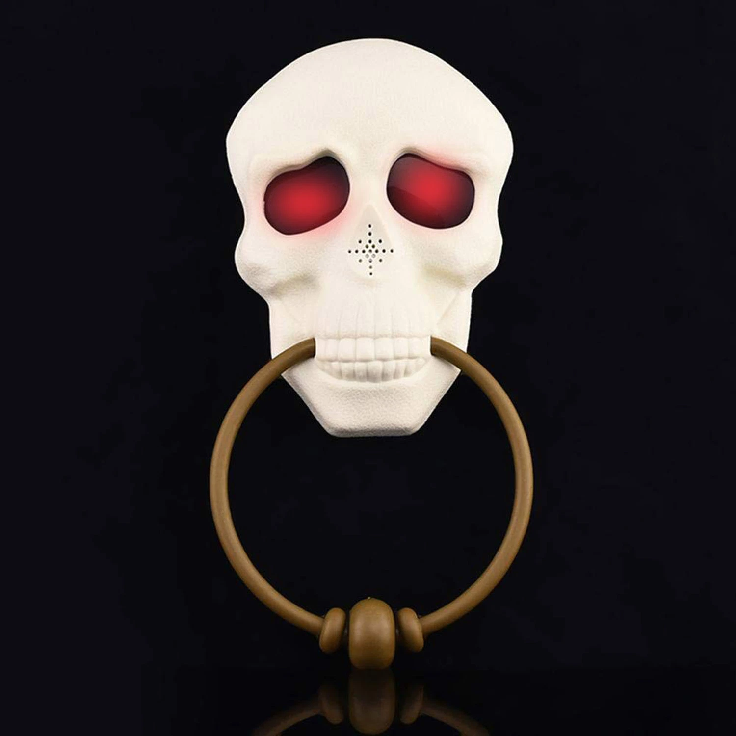 Halloween Skull LED Light Eyeball Sound Scary Doorbell