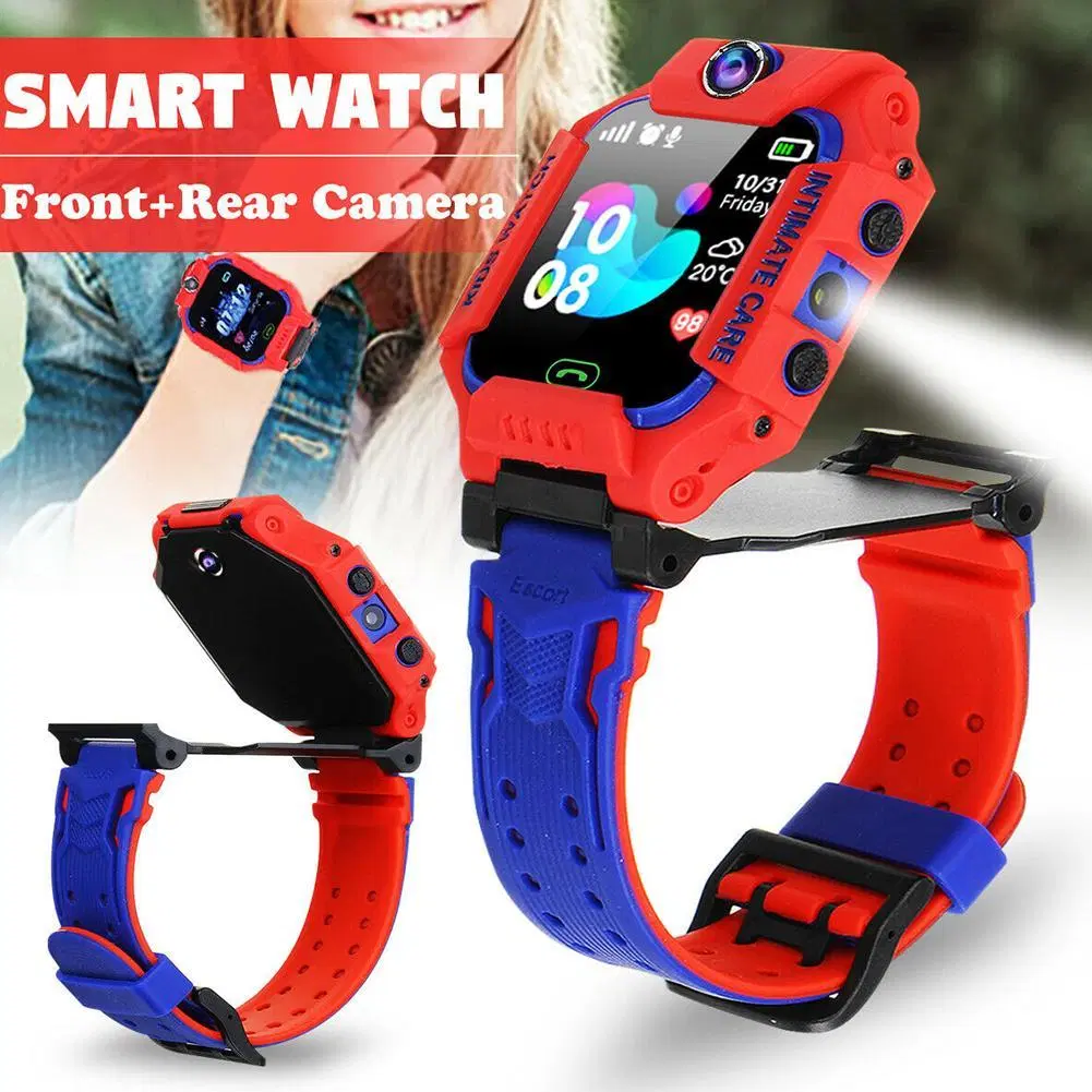 Q19 Termómetro Niños Kid Smartwatches para Rastreador GPS Llamada Teléfono Reloj