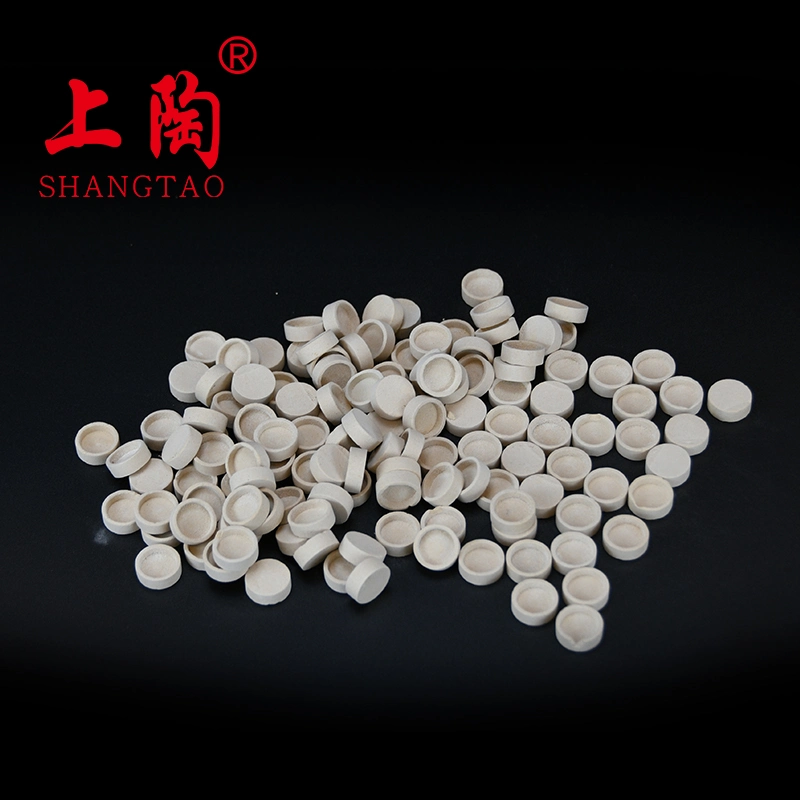 Good Quality High Purity MGO Magnesia Melting Ceramic Crucible with Flat Base