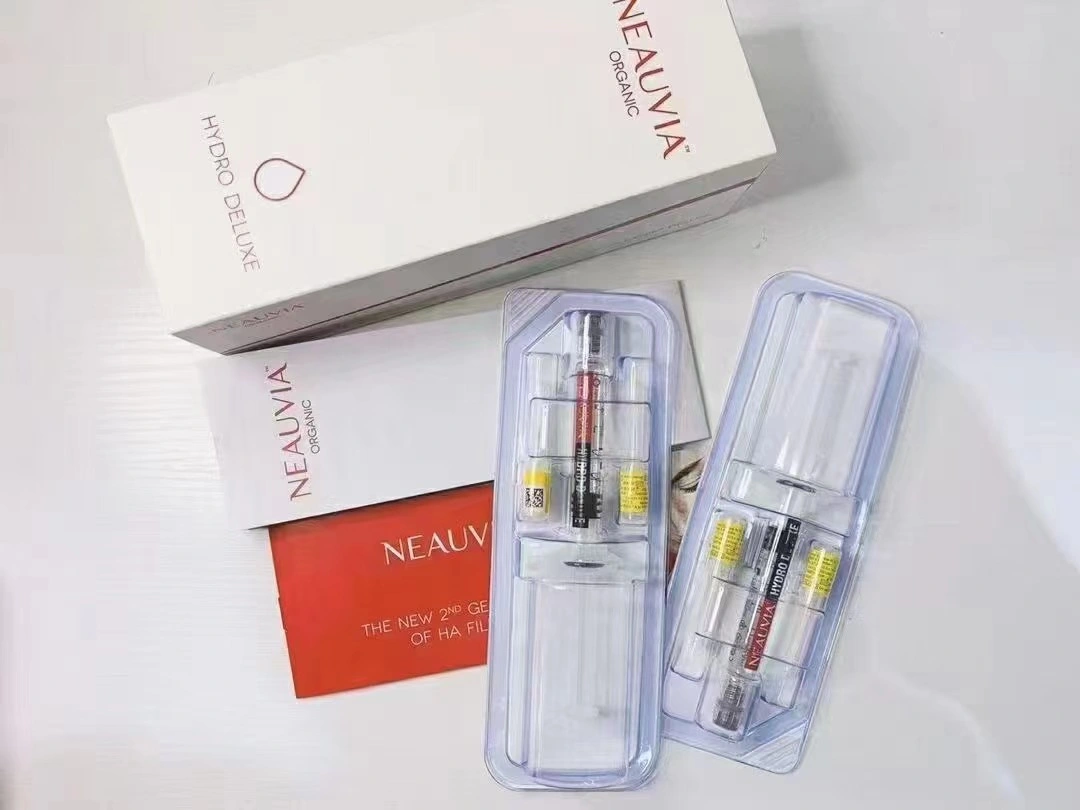 2023 New Neauvia Organic Hydro Deluxe 2*2.5ml Skin Boosters Hydra Caha Amino Acids - Glycine and L-Proline for Skin Immediate Hydration