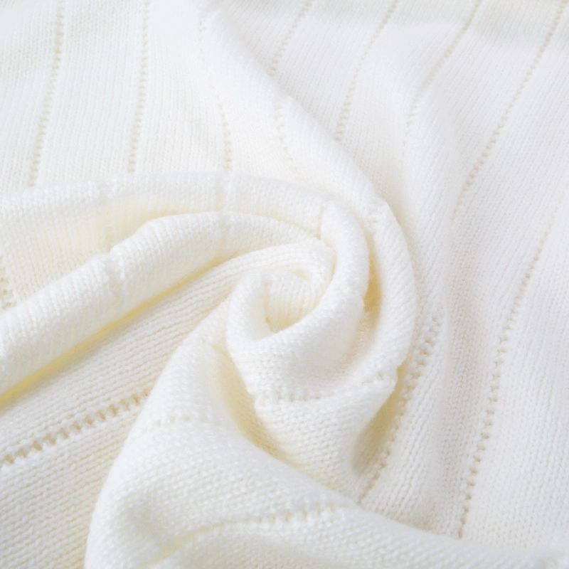 Luxury Super Soft Extra Fine Merino Wool Shawl New Born Baby Blanket