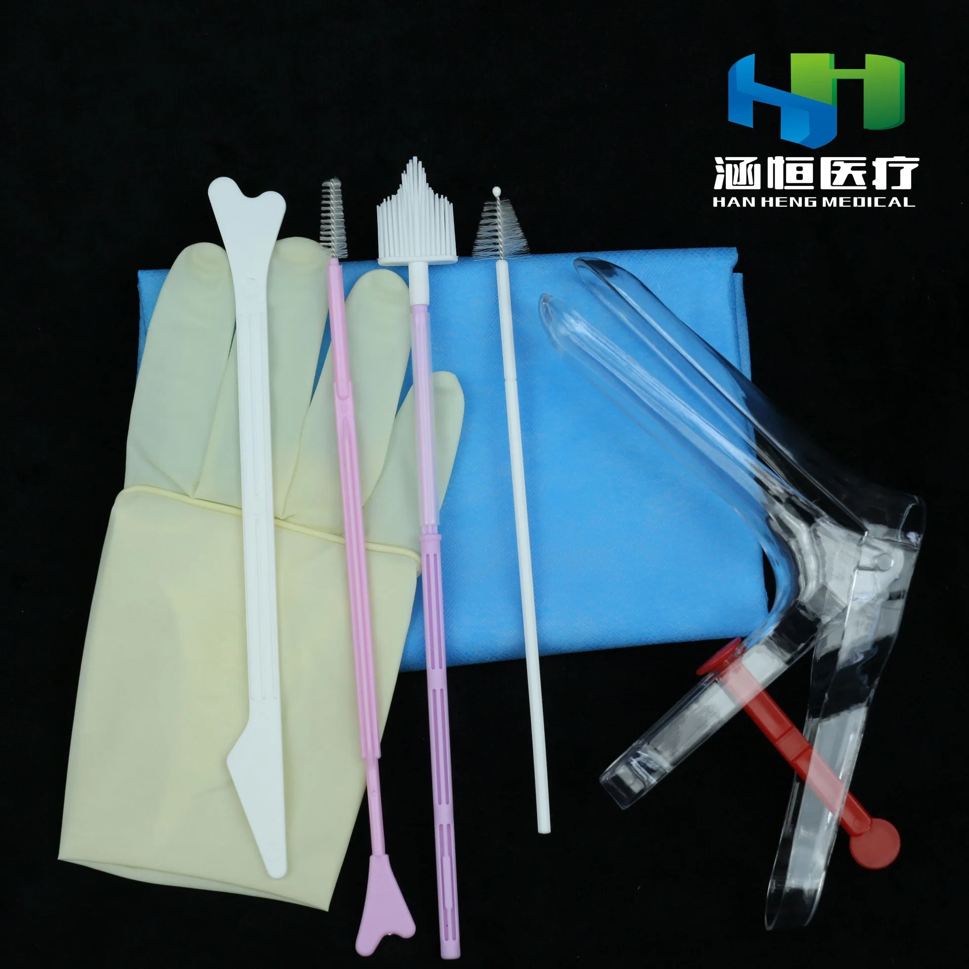 Medical Gynecological Examination Kits Femal Cervial Test Kit with CE ISO13485