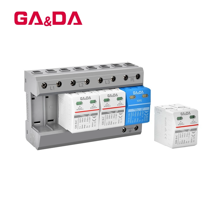 T1+T2 SPD Surge Protector Protective Low-Voltage Arrester Device