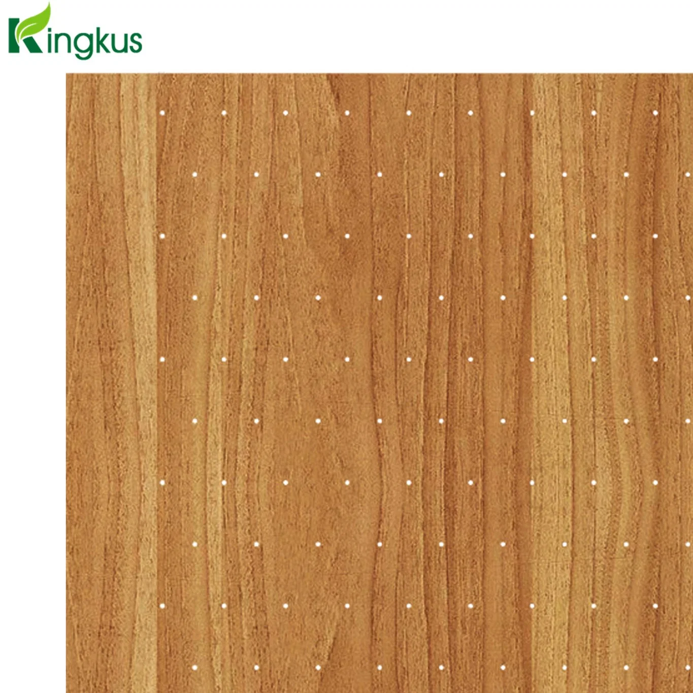 1mm Hole Wooden Perforated Wall Acoustic Panel for Sound Absorption