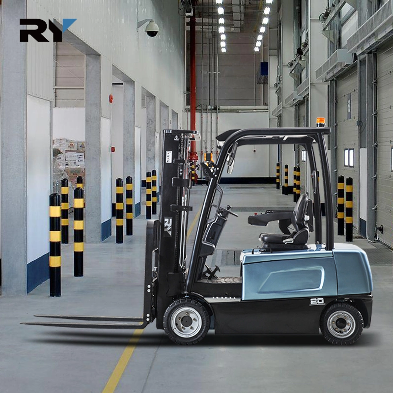 Royal 4 Wheel AC Zapi Control System 2.5t Lithium Battery Electric Forklift Trucks