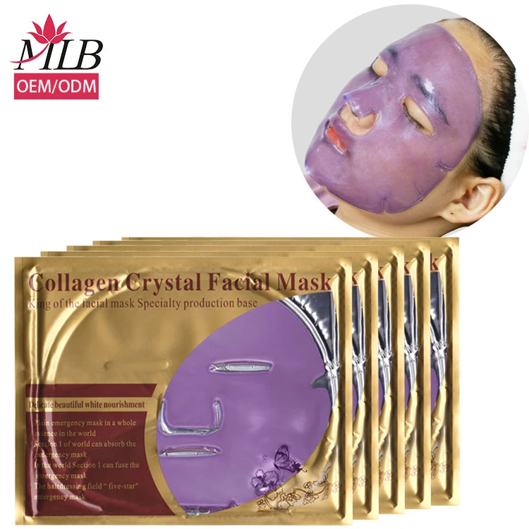 Create Your Own Skin Care Products MLB Beauty Face Mask Sheet Moisturizing Facemask OEM Private Label Collagen Low MOQ