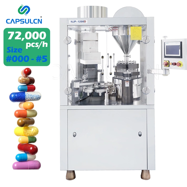 Njp1200 Machine de fabrication de capsules médicales de haute qualité entièrement automatique pour poudre, granulés, pilules dures et molles