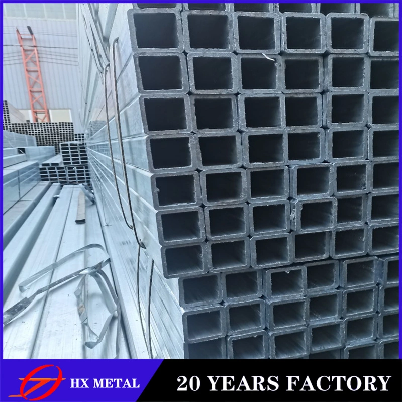 Q195 Q235 Carbon Steel Square Welded Hot DIP Galvanized Steel Pipe for Fence