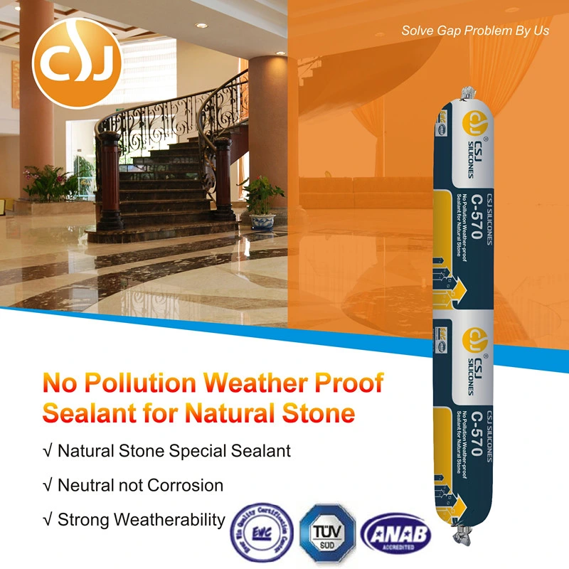 Pollution-Free Silicone Sealant for Joints/Stone Wall/Marble Glue Duct Sealant