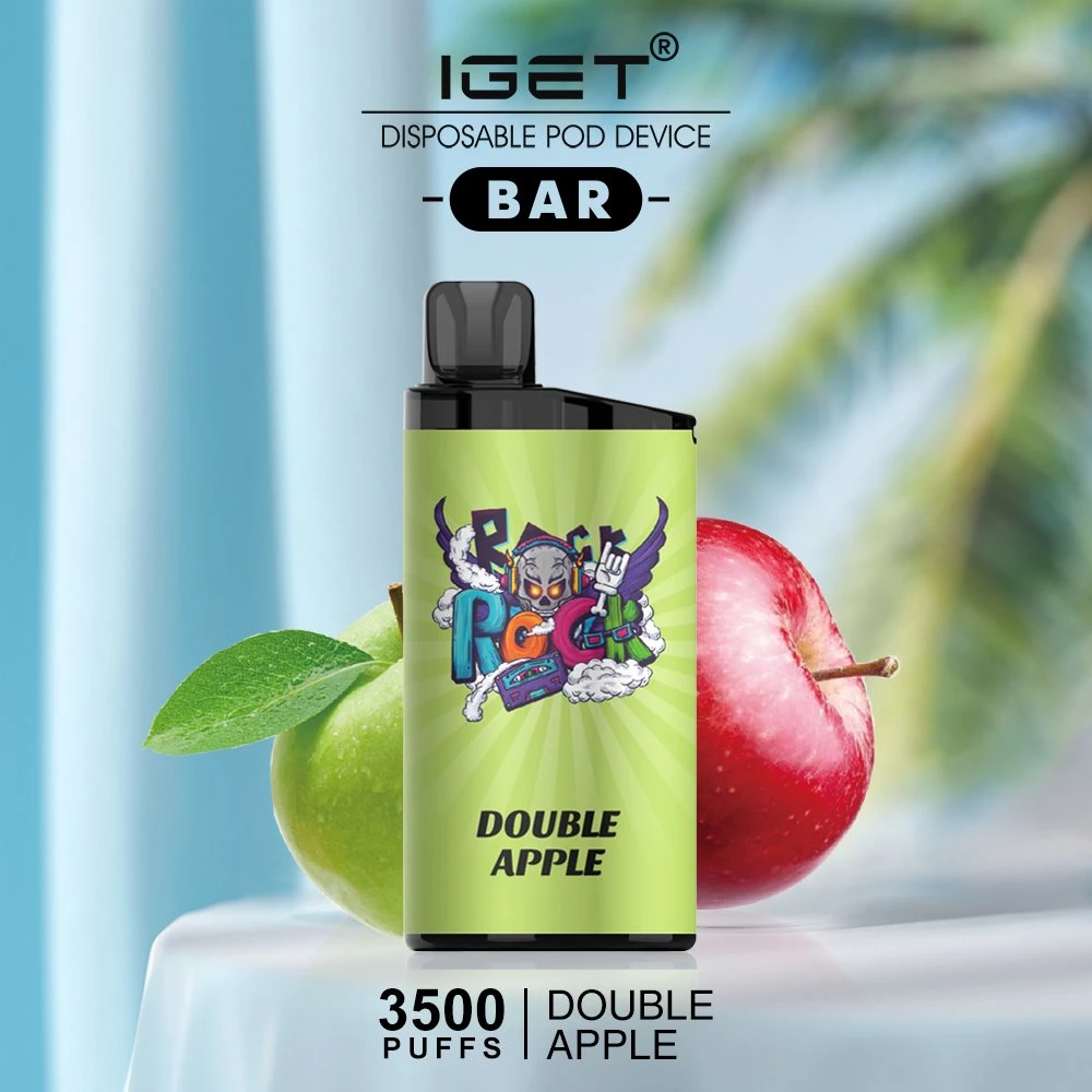 100% Оригинальное качество Iget Bar Variety Фруктовые вкусы 3500 опушки Одноразовый картридж E-Cig для перьев Vape от производителя комплектного оборудования (Австралия, Новая Зеландия)