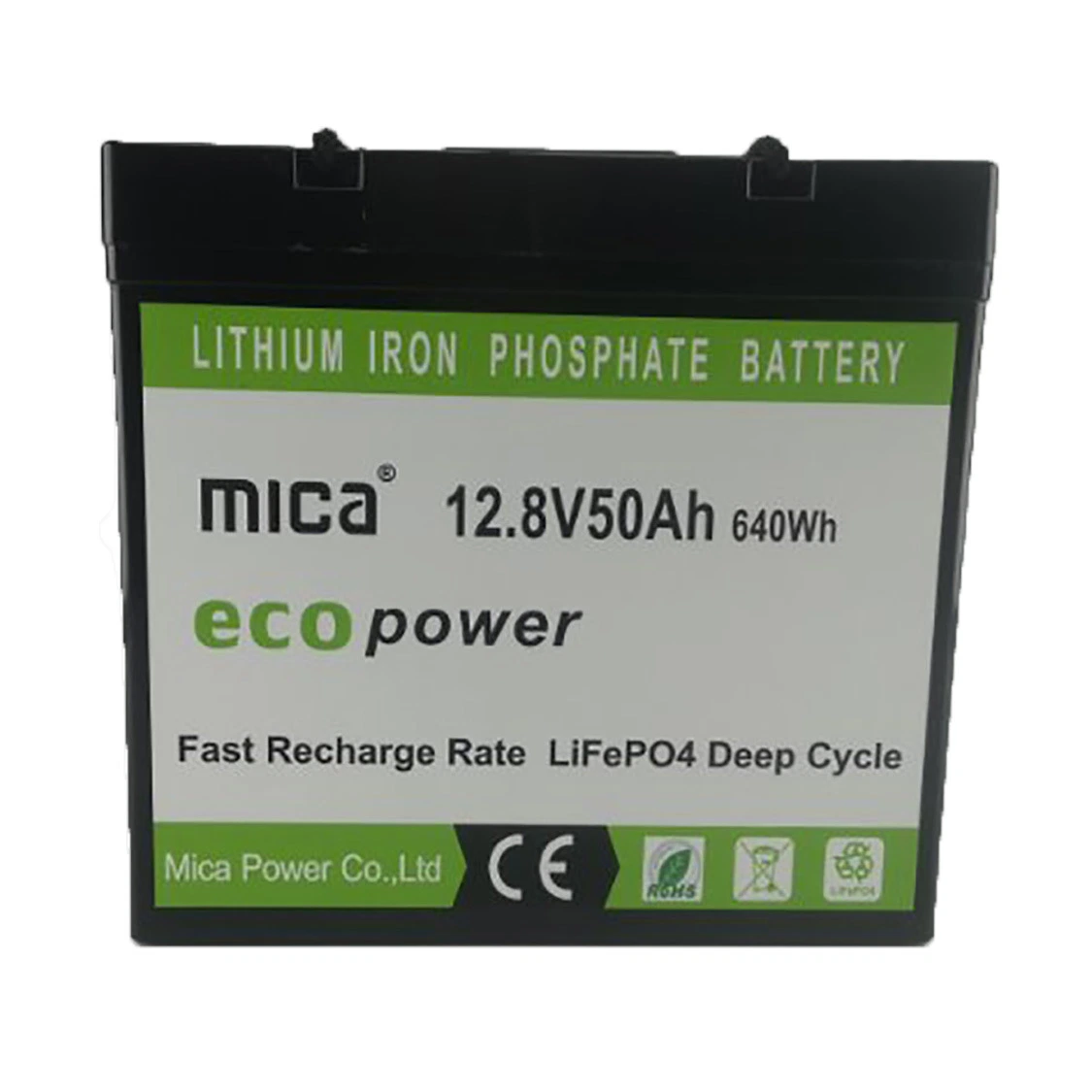 20 Years Design Life Un38.3 12.8V 50ah Lithium Battery 12V 50ah Sailboat Yachat Golf Cart LiFePO4 Solar Battery Pack