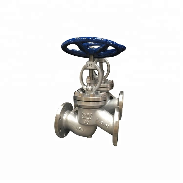 F304 F316 Hot Steam Globe Valve Bellow Seal Stainless Steel Forged Globe Valve