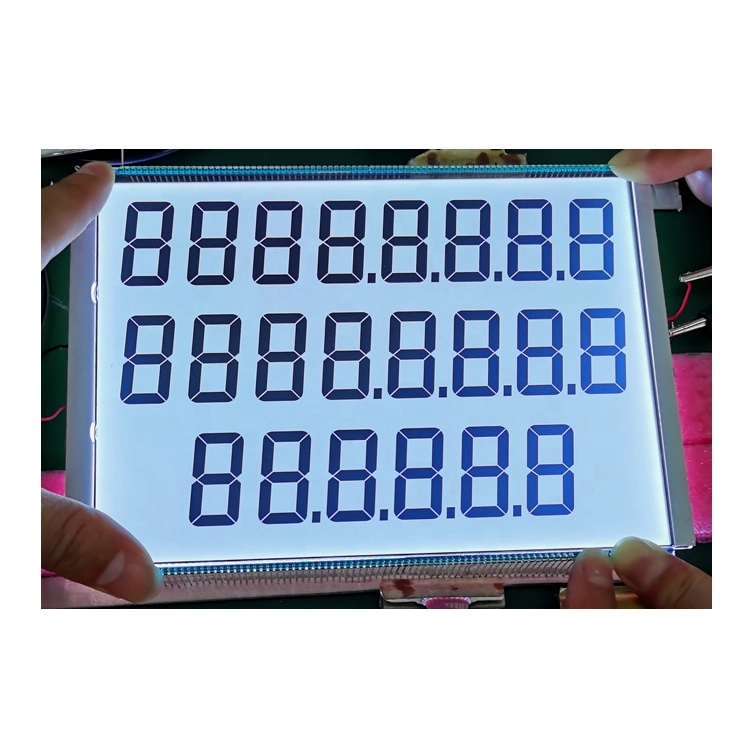 Module d'affichage LCD 7 Segmen va HTN TN pour Compteur de distribution numérique ODM de pompe à carburant Tatsuno OEM