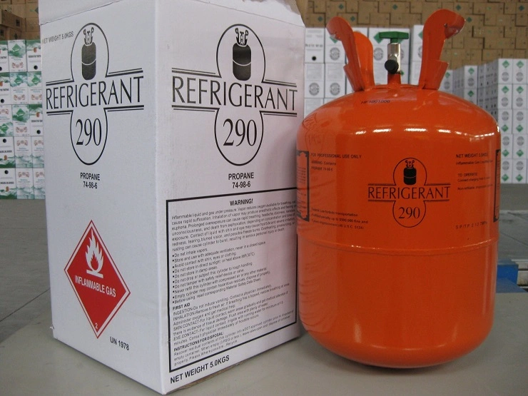 Factory Sale 5.5kg Cylinder Propane Gas R290 Refrigerant