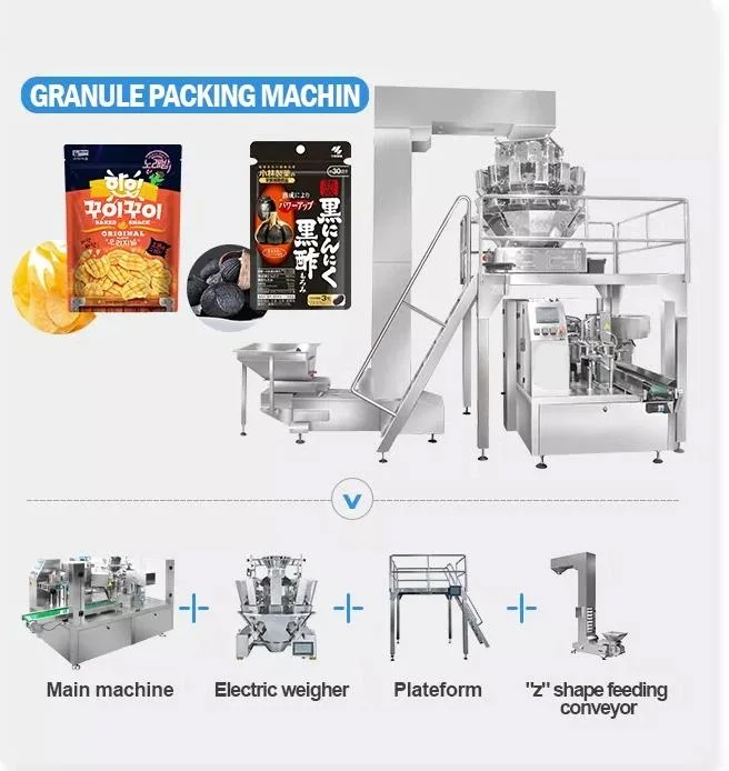 Bec verseur pour boisson au lait de Bena soja Doypack Filling Sealing Packing machine