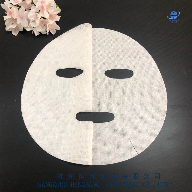 Nonwoven Fabric Invisible Facial Mask Sheet with Mesh Pattern Eco-Friendly