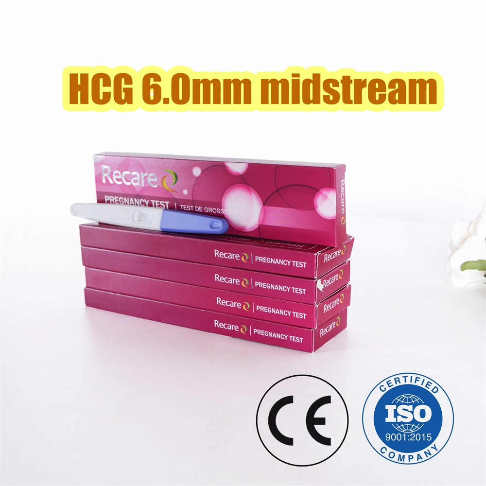 Medical Supply Pregnancy Test Midstream Health Care for Home Use HCG Pregnancy Test