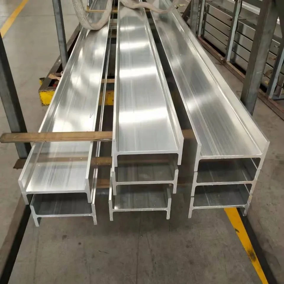 Hochwertige verzinkte Stahlträger H Aluminium G350, S275jr, S355jr, ASTM36, S235JR, Q345b H Beamsfor Construction