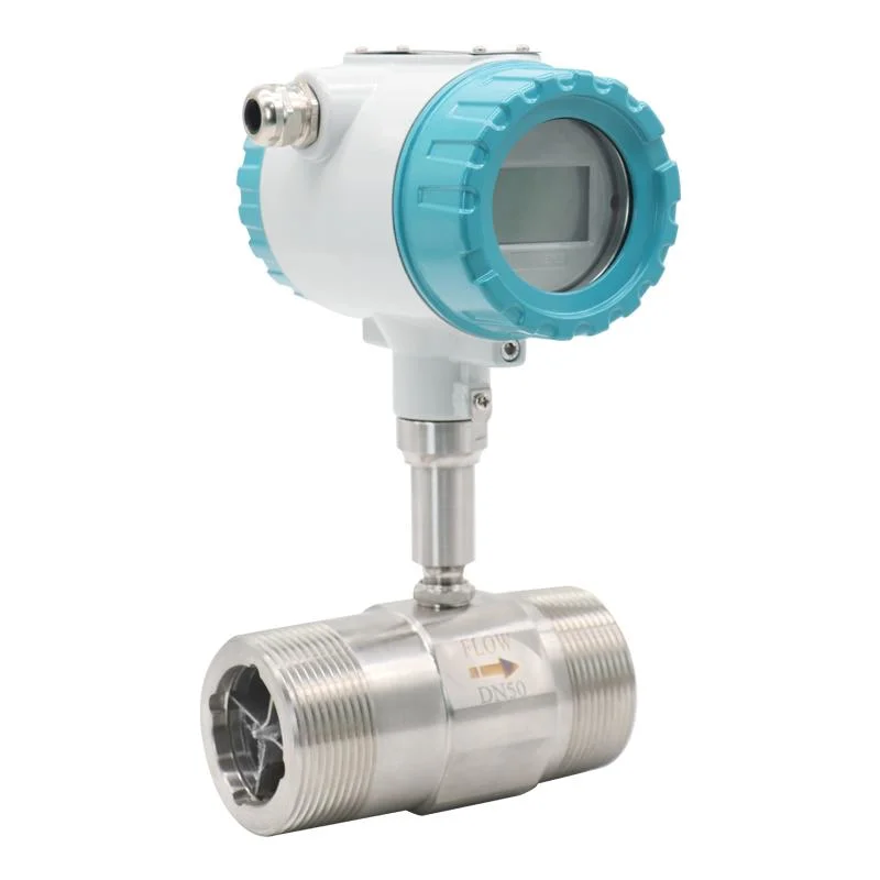 1% Accuracy Liquid Turbine Flow Meter for Water Oil Other Fluid Measurement