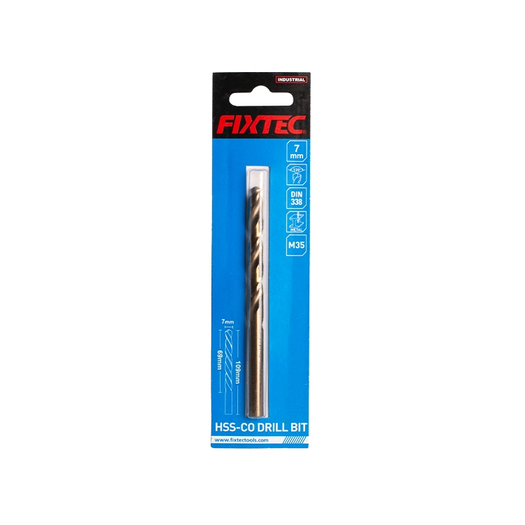 Fixtec Power Tool Accessories M35 Drill Bit HSS Twist 133mm-178mm Drill Bits for Metal HSS