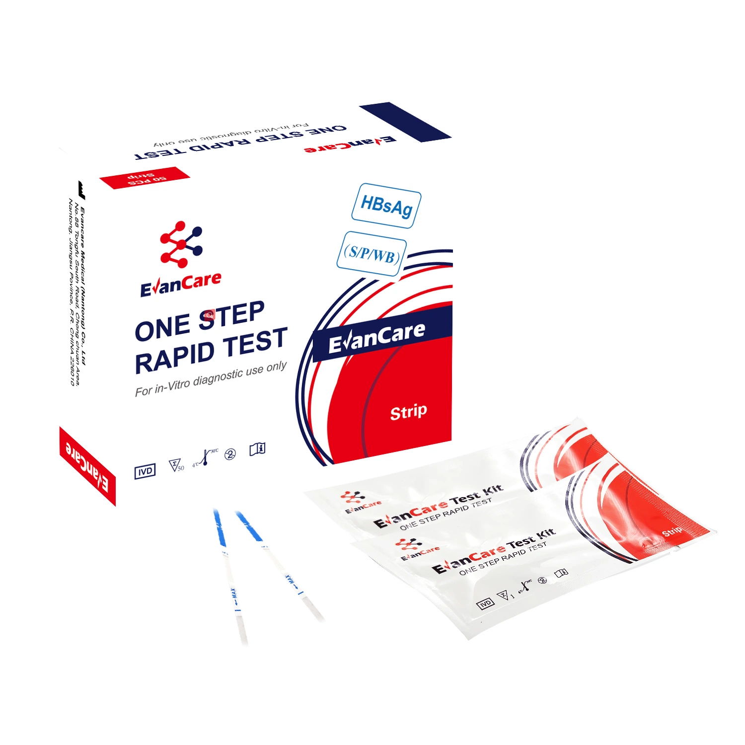 Evancare Medical Diagnostic Test Kits Test/ HBsAg Test/mit CE