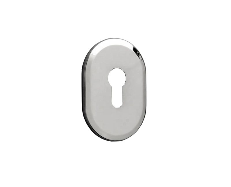 Wood Door Oval Stainless Steel Zinc Aluminum Escutcheons Key Hole