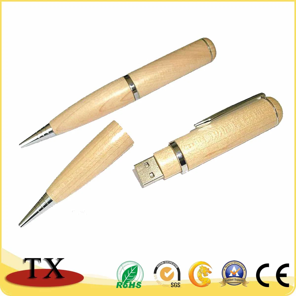 Metal and Plastic and Wooden USB for USB Pen Drive