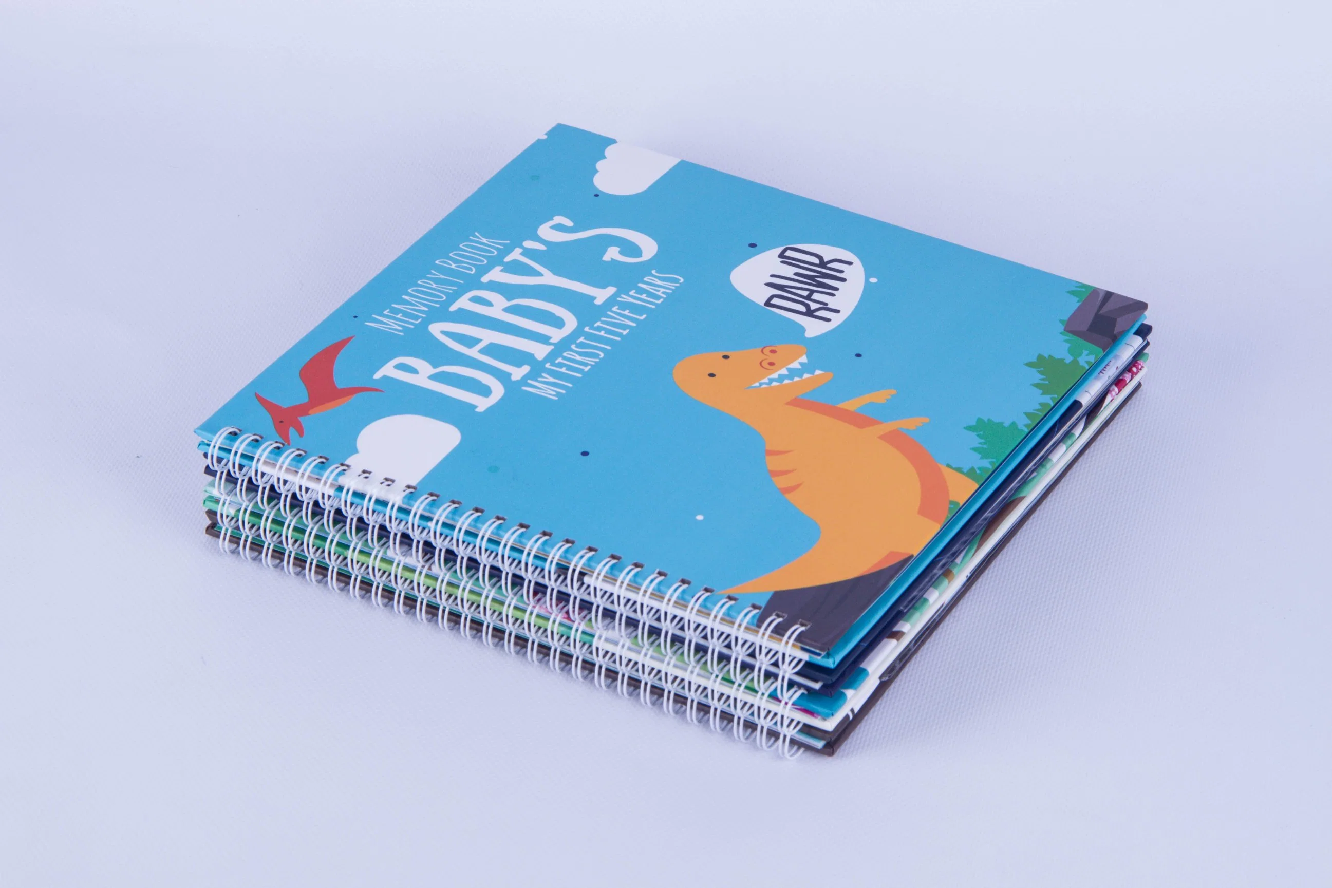 Custom Baby Diary Record Notebook Spiral Binding Promotional Diary