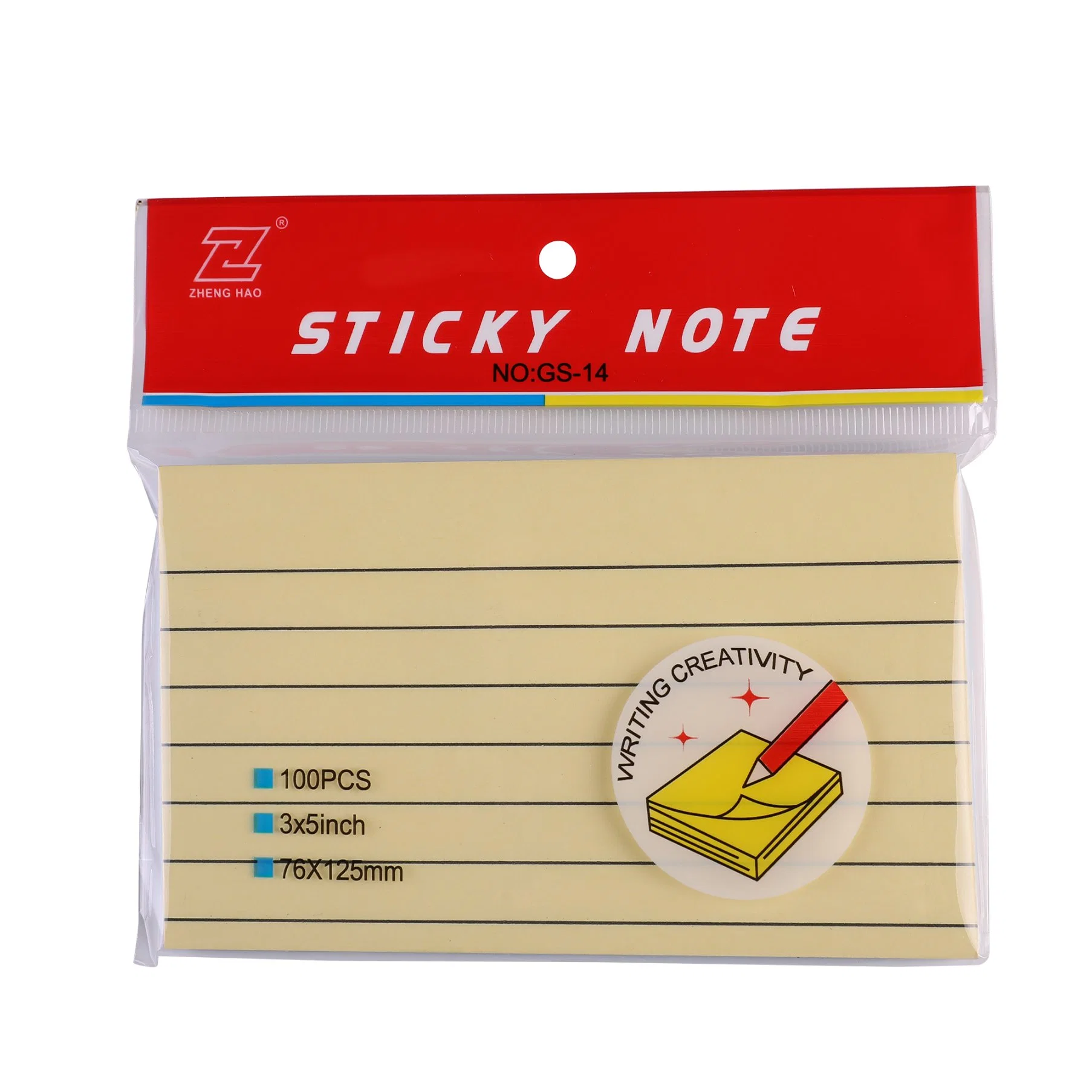 Memo Pad Sticky Note Cute Multicolor Custom Shapes 3*3 Inch for School Diary Writing Notes