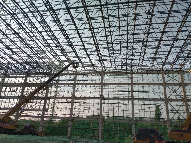 Factory Building Costs Cheap Prefabricated Steel Structure Industrial Plant Shed Workshop with Steel Sheet