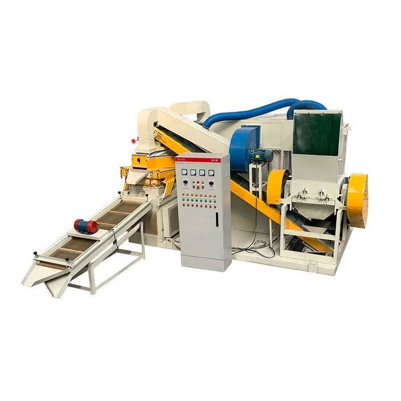 Tuyau de déchets industriels Séparateur de câbles en cuivre Meilleur prix Équipement de granulation robuste Machine de recyclage Intégrée Pelletizer Machine à dénuder les câbles