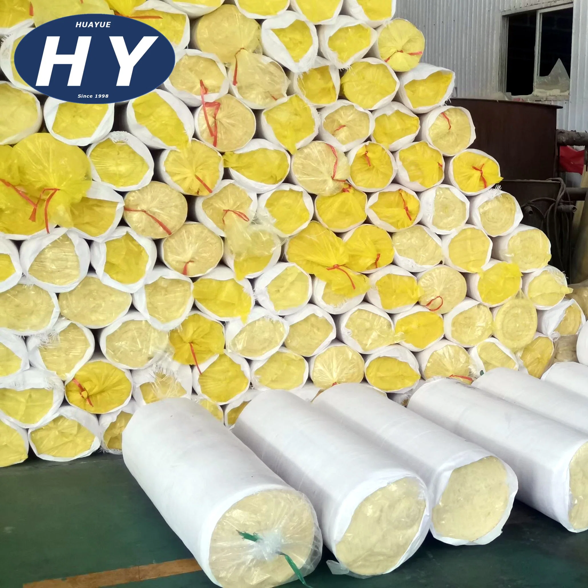 55mm Thick Fiberglass Glass Wool Insulation for Building Roof Heat Prevention